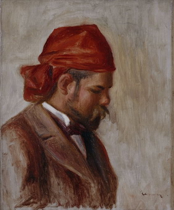 红领巾的安布罗斯·沃拉德肖像