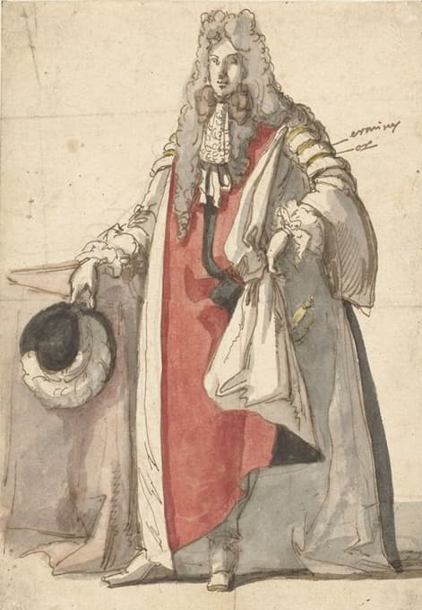 威廉三世的肖像，穿着国装