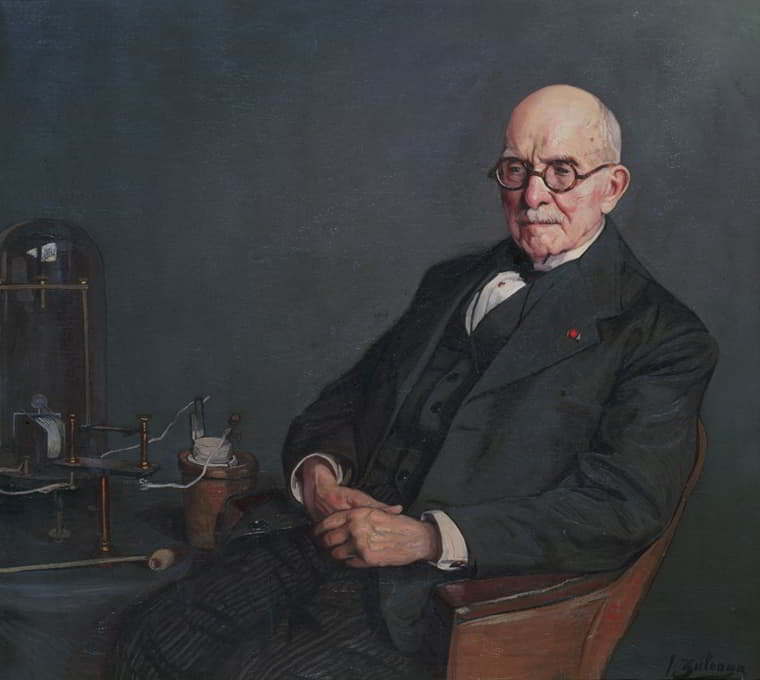 Ignacio Zuloaga - Portrait d’Édouard Branly (1844-1940), physicien