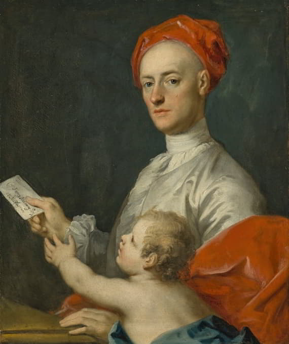 卡鲁·赫尔维·米尔德梅肖像（1690-1784）
