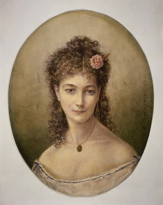 Marie-Désiré Bourgoin - Portrait de Sarah Bernhardt