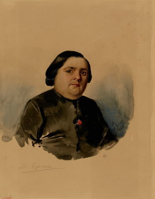 Mathilde Bonaparte - Portrait de l’abbé Coquereau.