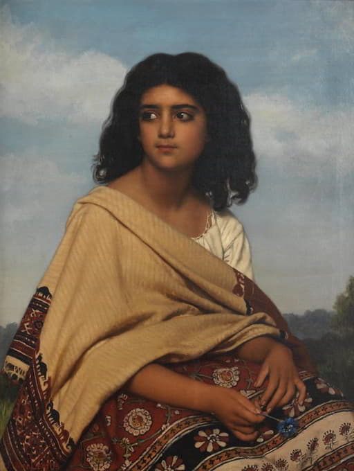 Joseph Henri François van Lerius - Moza, the Gypsy woman