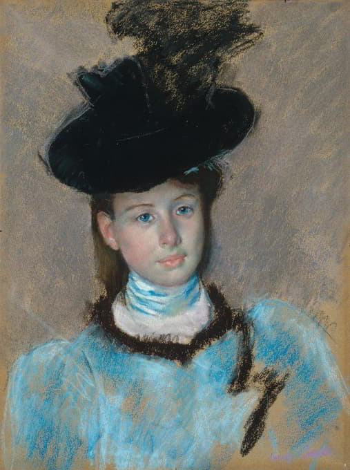 Mary Cassatt - The Black Hat
