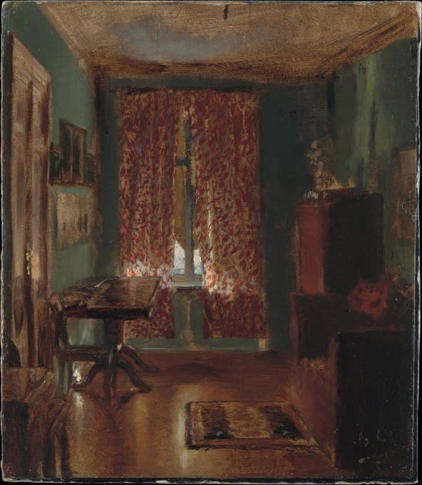 Adolph Menzel - The Artist’s Sitting Room in Ritterstrasse