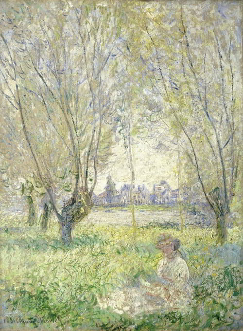 Claude Monet - Woman Seated under the Willows