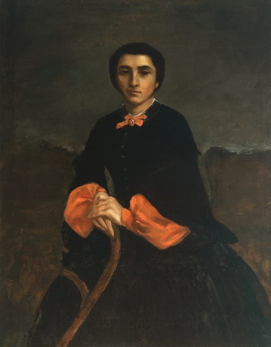 Gustave Courbet - Portrait of a Woman, Juliette Courbet