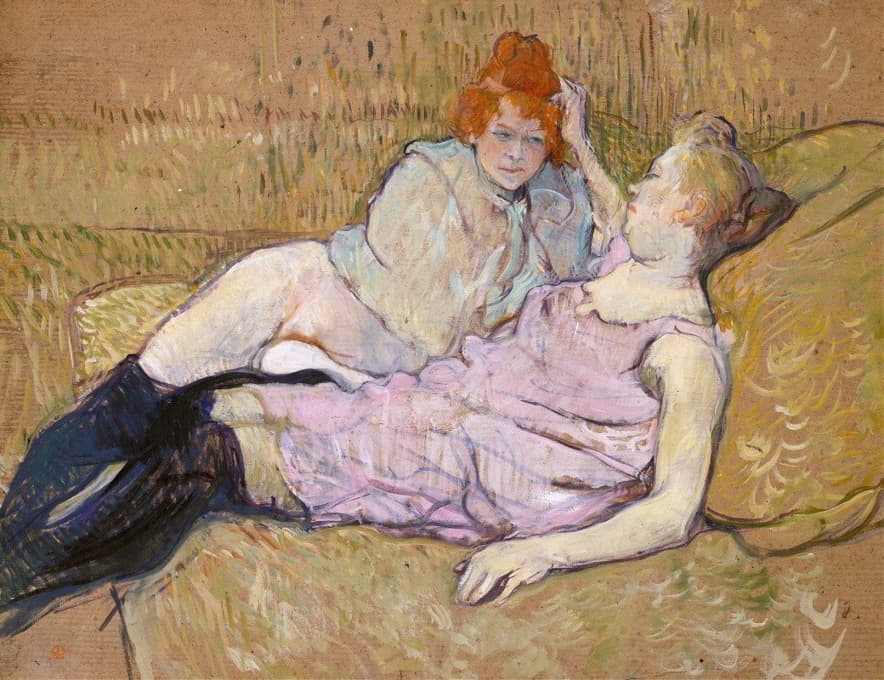 Henri de Toulouse-Lautrec - The Sofa