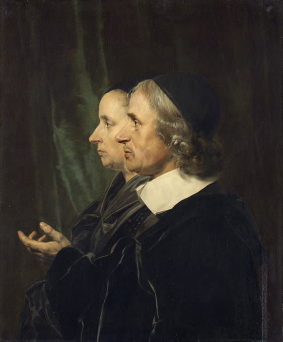 艺术家父母萨洛蒙·德·布雷和安娜·维斯特伯恩的肖像