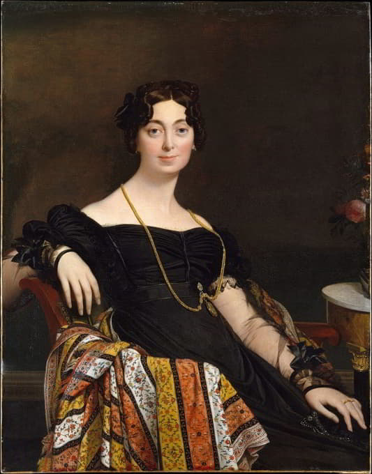 Jean Auguste Dominique Ingres - Madame Jacques-Louis Leblanc (Françoise Poncelle)