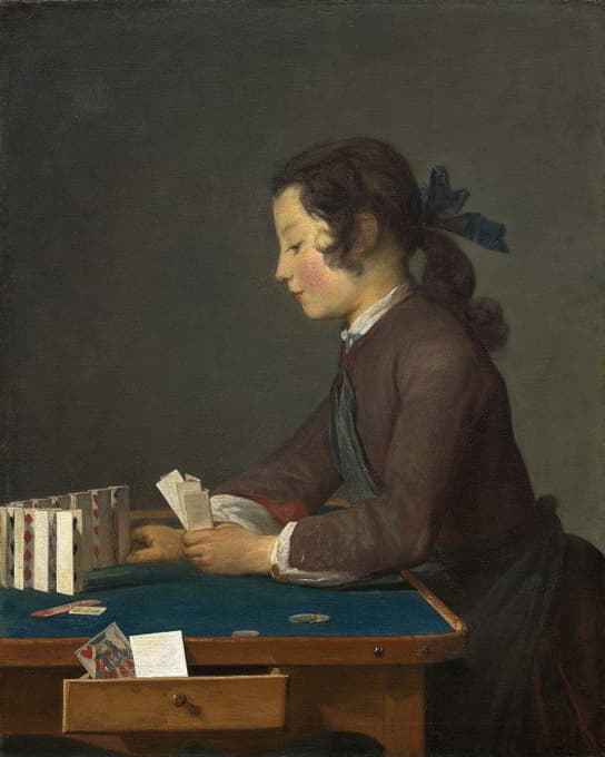 Jean-Baptiste-Siméon Chardin - The House of Cards