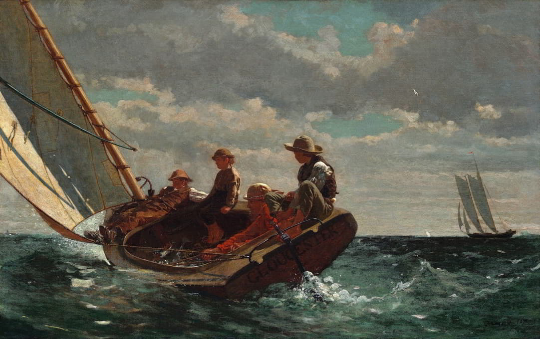 Winslow Homer - Breezing Up (A Fair Wind)