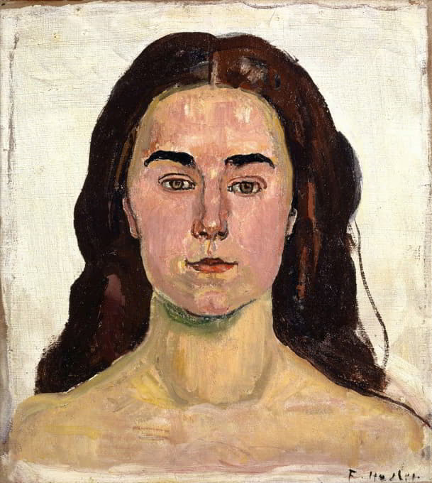 Ferdinand Hodler - Portrait Of Lina Crot