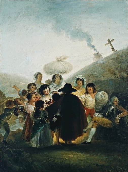 Francisco de Goya - Le Marchand De Marionnettes