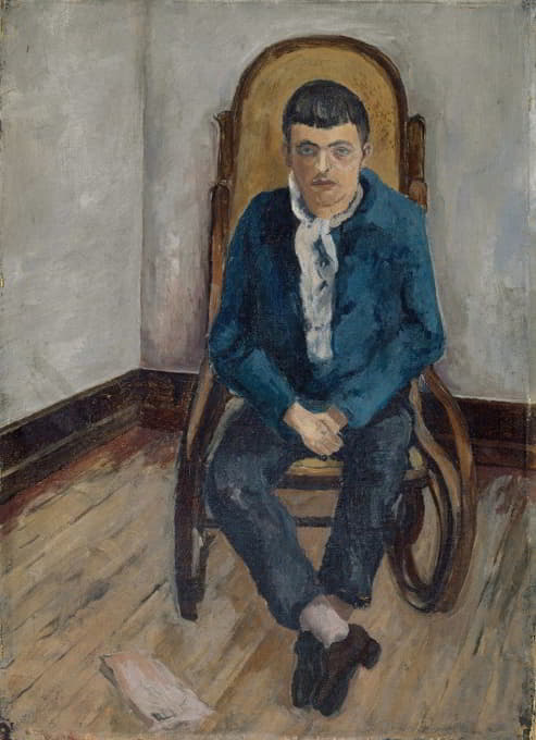 Max Birrer - Portrait Of The Painter Walter Kurt Wiemken