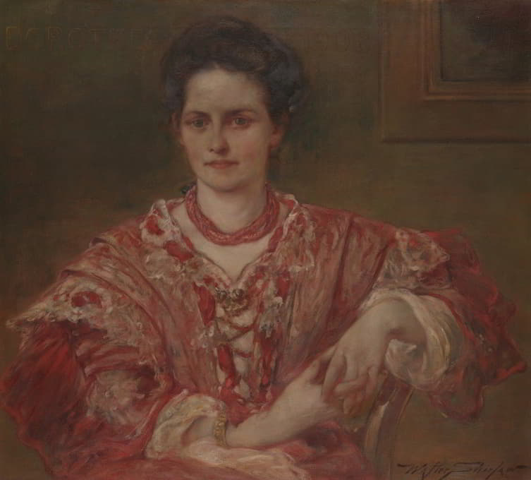 Walter Shirlaw - Portrait of Dorothea A. Dreier