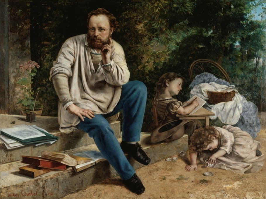 1853年，皮埃尔·约瑟夫·普劳东和他的孩子们