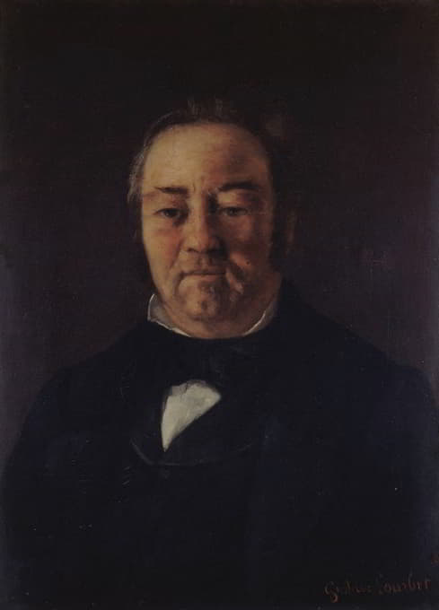 Gustave Courbet - Portrait de Monsieur Corbinaud