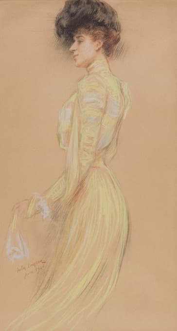 Jules Cayron - Portrait de Berthe Cerny