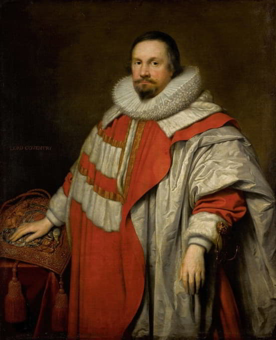 托马斯的肖像，考文垂第一男爵（1578-1640），大印的守护者