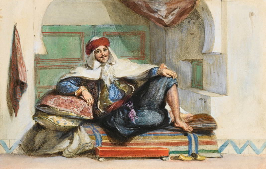 西迪·阿卜杜拉，阿尔及尔摄政区的省长，阿穆尔街。1832年6月27日