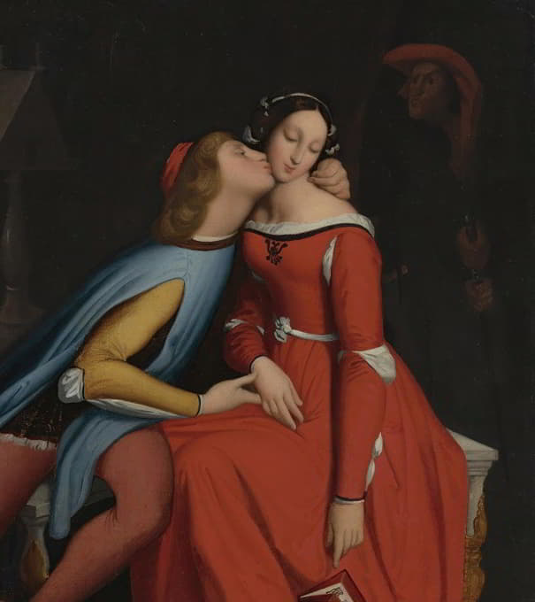 Jean Auguste Dominique Ingres - Paolo And Francesca