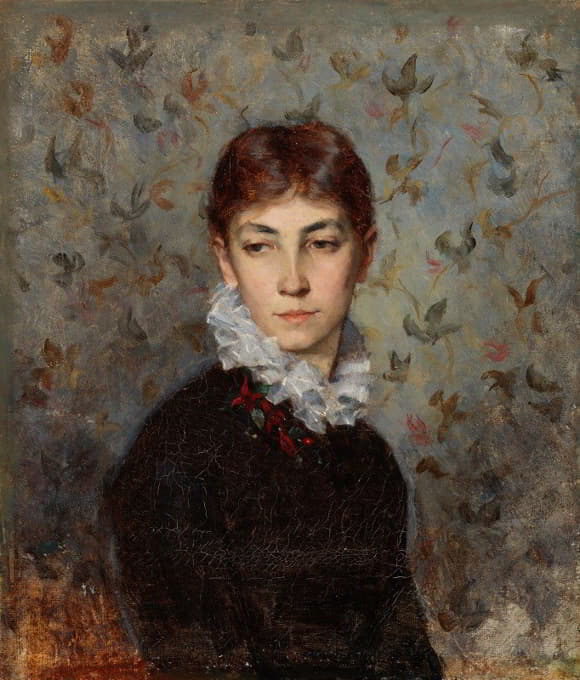 Maria Wiik - Portrait Of The Artist´s Sister Miss Hilda Wiik
