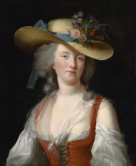 Elisabeth Louise Vigée Le Brun - Portrait Anne Catherine Le Preudhomme de Chatenoy Comtesse der Verdun