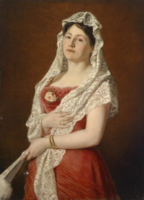 Ludwig Gloss - Bildnis einer Dame