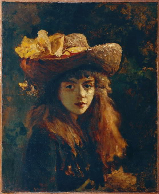 Gustave Courbet - Bildnis Eines Mädchens