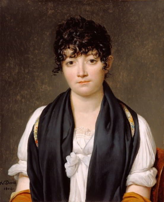 Jacques Louis David - Suzanne Le Peletier De Saint-Fargeau