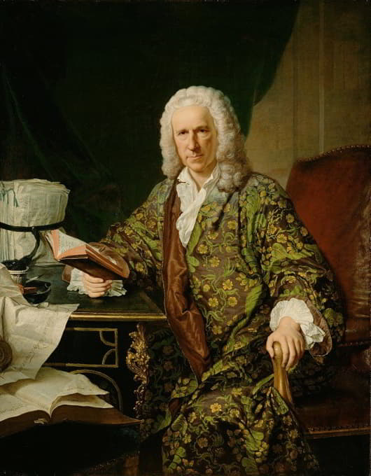 Jacques-André-Joseph Aved - Portrait of Marc de Villiers, Secretaire du roi