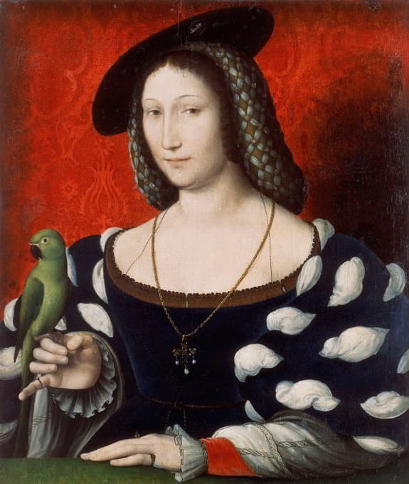 Jean Clouet - Portrait of Marguerite of Navarre