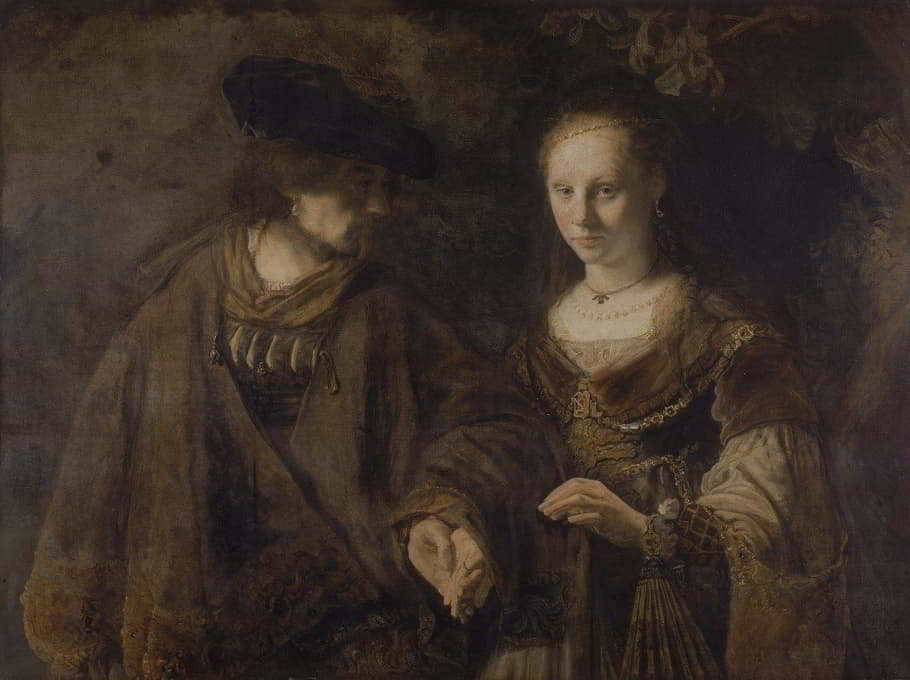 Follower of Rembrandt van Rijn - The Betrothal