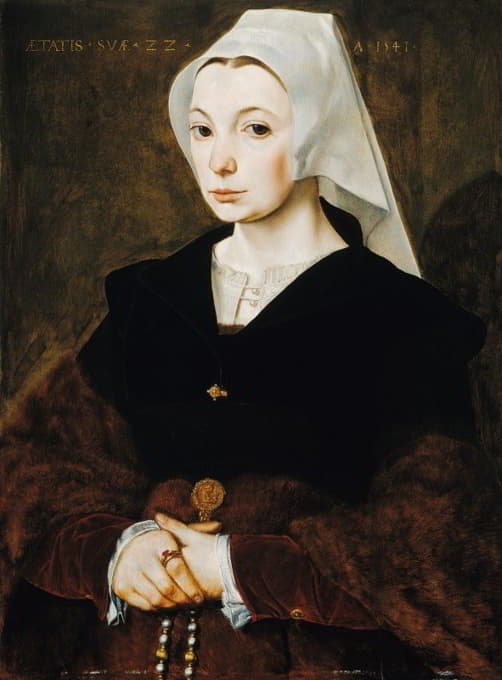 The Master of the 1540s - Portrait of a young woman