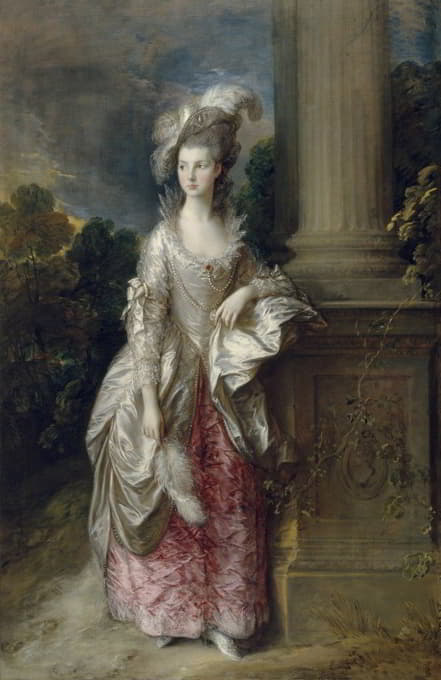 Thomas Gainsborough - The Honourable Mrs Graham (1757 – 1792)