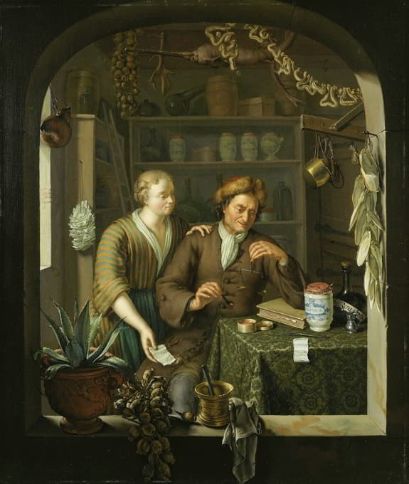 Frans Van Mieris The Younger - The Pharmacist