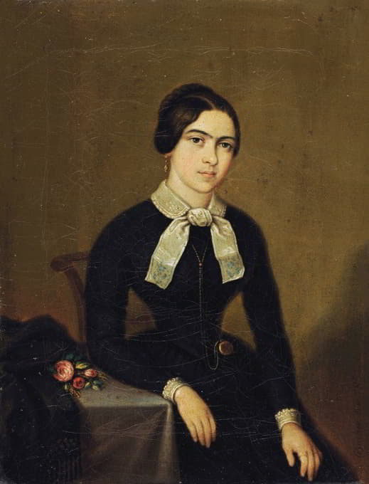 Johann Bucher - Portrait of Elisabeth Bierz-Pfister