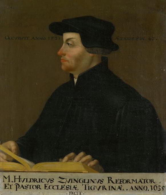 Anonymous - Portrait of Huldrich Zwingli