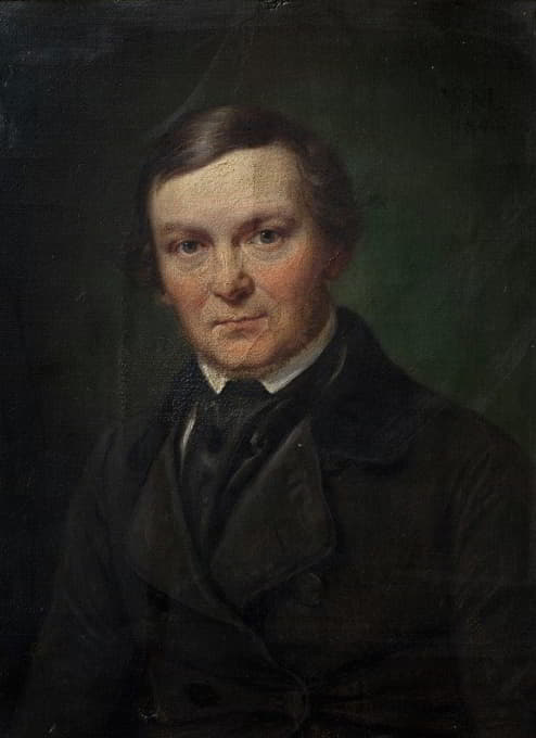 Wilhelm Marstrand - The Architect Gottlieb Bindesbøll
