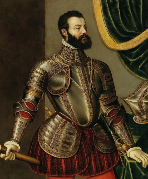 Agostino Galeazzi - Portrait Of A Commander (Alfonso D’Avalos, Marchese Del Vasto)
