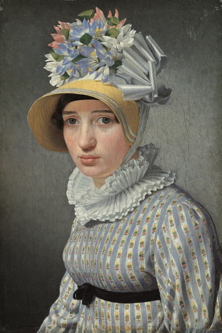 C.W. Eckersberg - Portrait Of The Model Maddalena Or Anna Maria Uhden