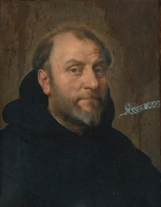 Follower of Peter Paul Rubens - Portrait Of A Monk