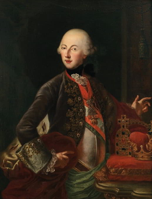 Habsburg Court Painter - Portrait Of Emperor Joseph Ii As A Young Man (1741–1790)