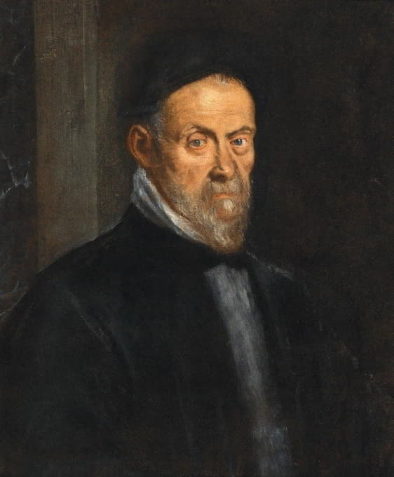 Jacopo Bassano - Portait Of A Bearded Man, Bust Length