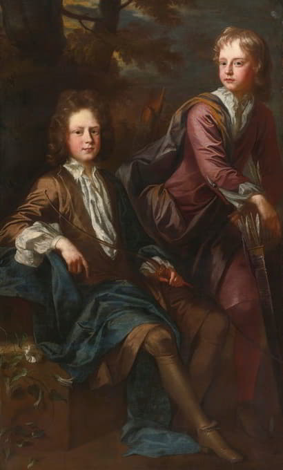 托马斯和乔治·达什伍德的肖像