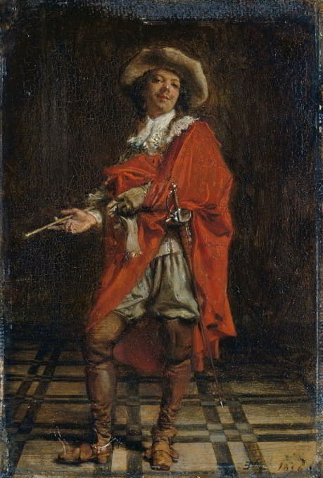 Ernest Meissonier - A Cavalier; Time of Louis XIV