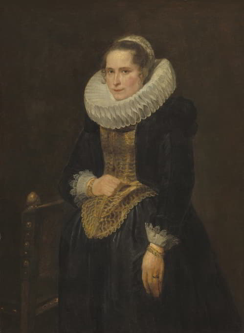 Anthony van Dyck - Portrait of a Flemish Lady