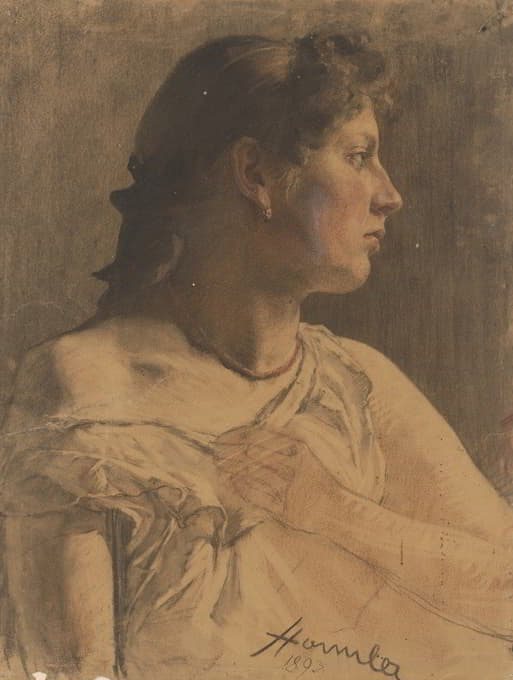 Jozef Hanula - Portrait of a Woman