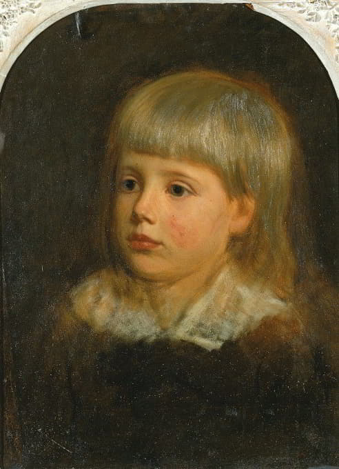 查尔斯·唐宁·雷，艺术家儿子的肖像